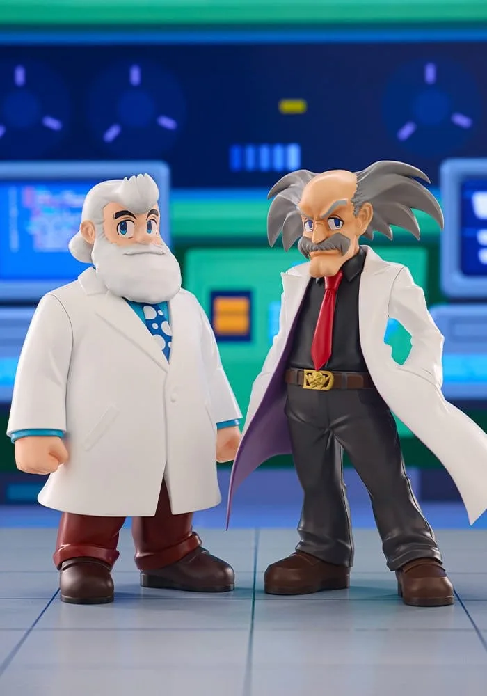Mega Man Oshi Works 2-Pack Statue - Wily & Dr. Light van Kotobukiya – productfoto