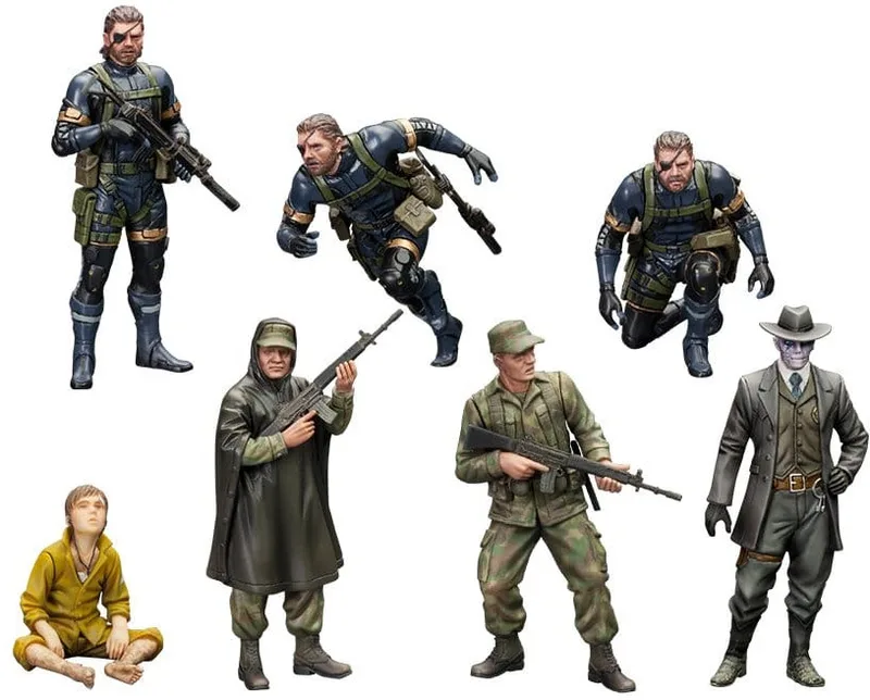 Metal Gear Solid V Plastic Model Kit 1/100 - Metal Gear Solid Ground Zero Set by Kotobukiya – product photo