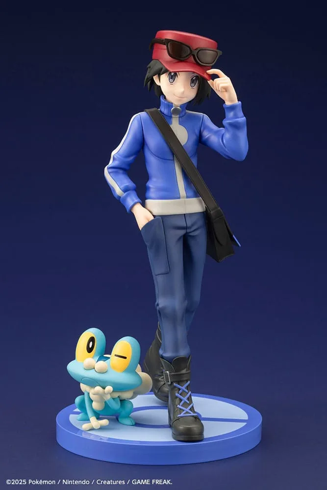 Pokémon ARTFX J Figure - Calem & Froakie by Kotobukiya – product photo