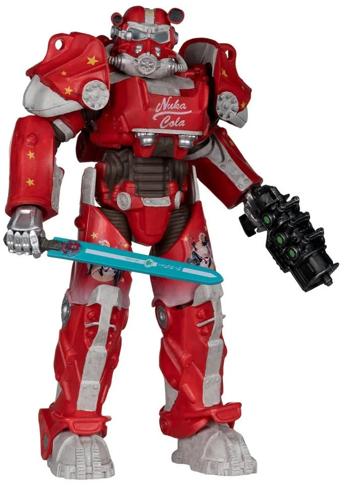 Fallout: 76 Elite Edition Action Figure - Fallout 76 Nuka Cola T-60 (Gold Label) van McFarlane Toys – productfoto