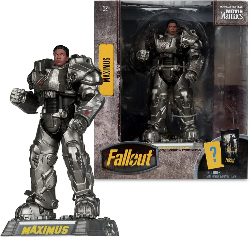 Fallout Movie Maniacs Statue - Maximus (Season 2) van McFarlane Toys – productfoto