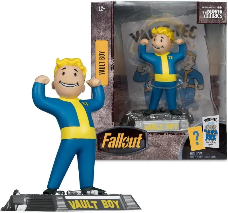 Fallout Movie Maniacs Statue - Vault Boy Ver. 1 van McFarlane Toys – productfoto