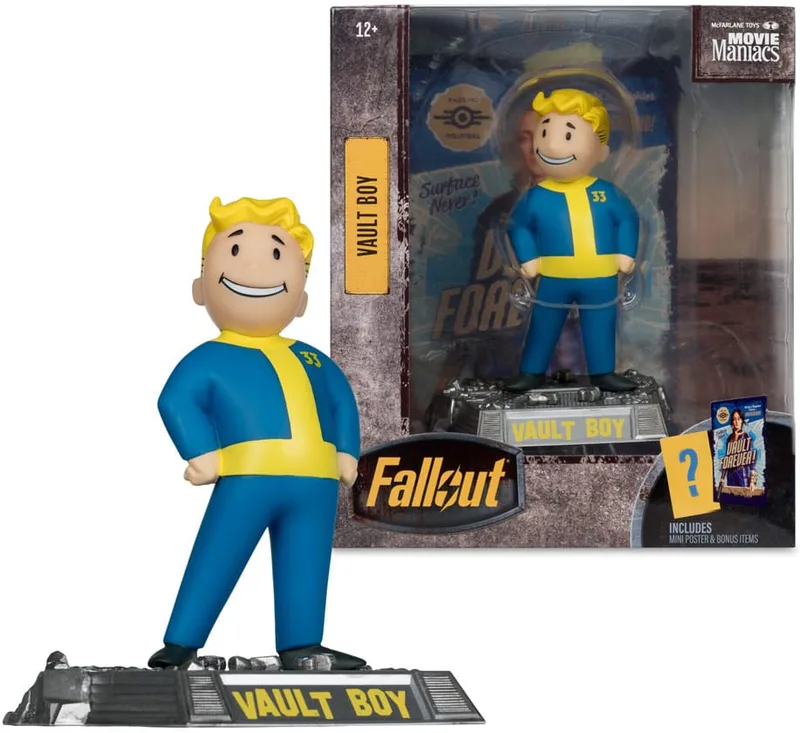 Fallout Movie Maniacs Statue - Vault Boy Ver. 2 van McFarlane Toys – productfoto