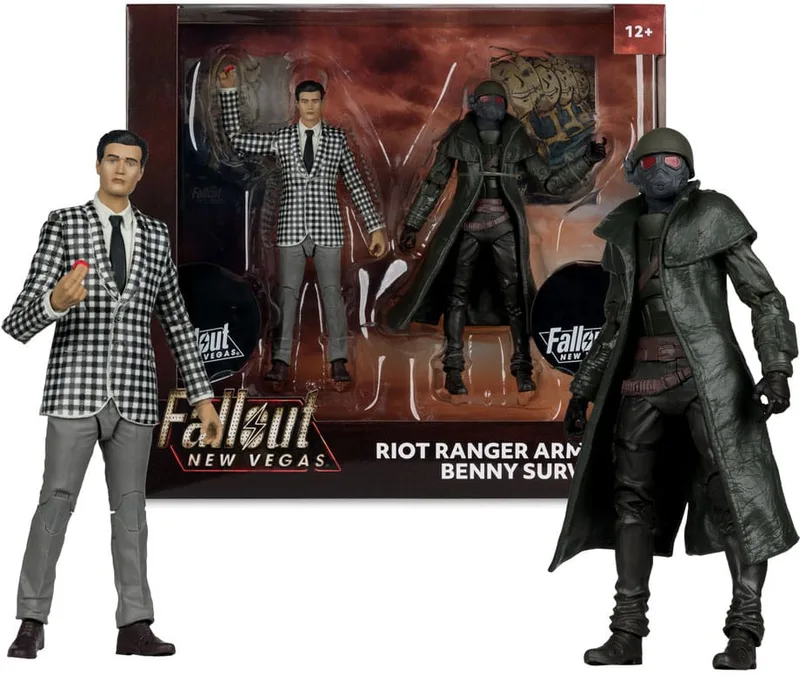 Fallout: New Vegas PVC 2-Pack Action Figure - Riot Ranger Armor & Benny Survivor van McFarlane Toys – productfoto