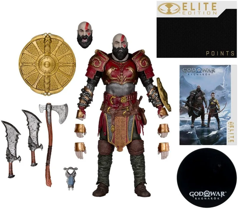 God of War Ragnarok Elite Edition Action Figure - Kratos van McFarlane Toys – productfoto