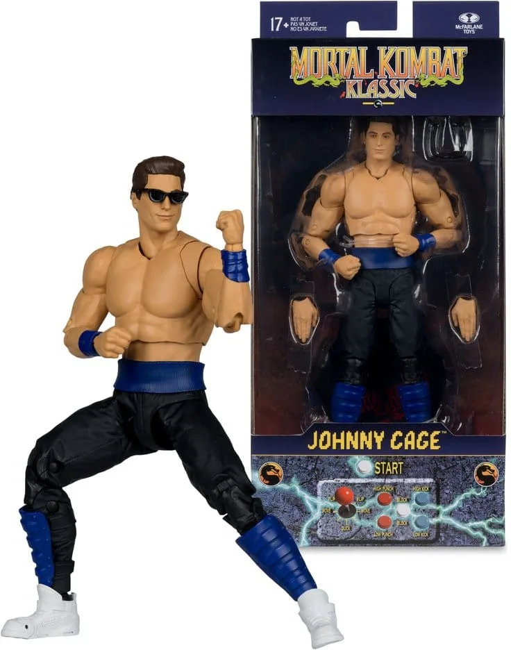 Mortal Kombat Klassic Action Figure - Johnny Cage by McFarlane Toys – product photo