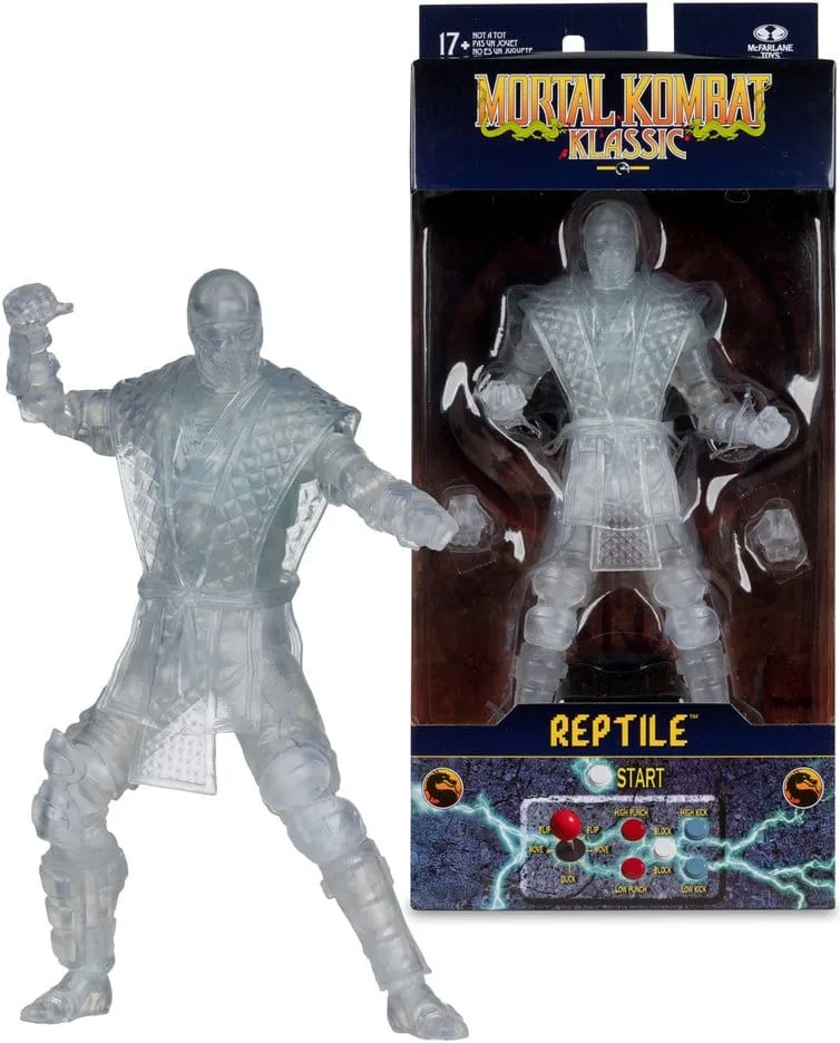 Mortal Kombat Klassic Action Figure - Reptile (Invisible) van McFarlane Toys – productfoto