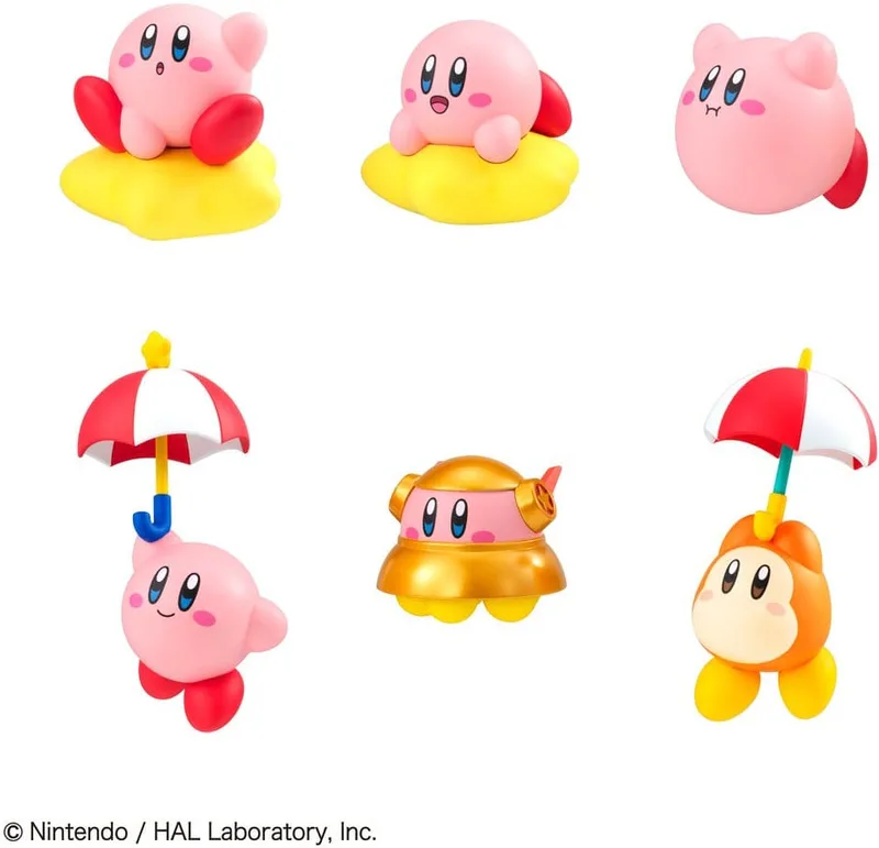 Kirby Mini Figures - Tobimasu Collection Blind Box (Complete Set 6 Figuren) van MegaHouse – productfoto