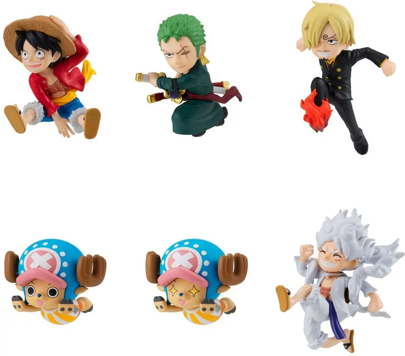 One Piece Tobimasu - Complete Blind Box (6 Figures) van MegaHouse – productfoto