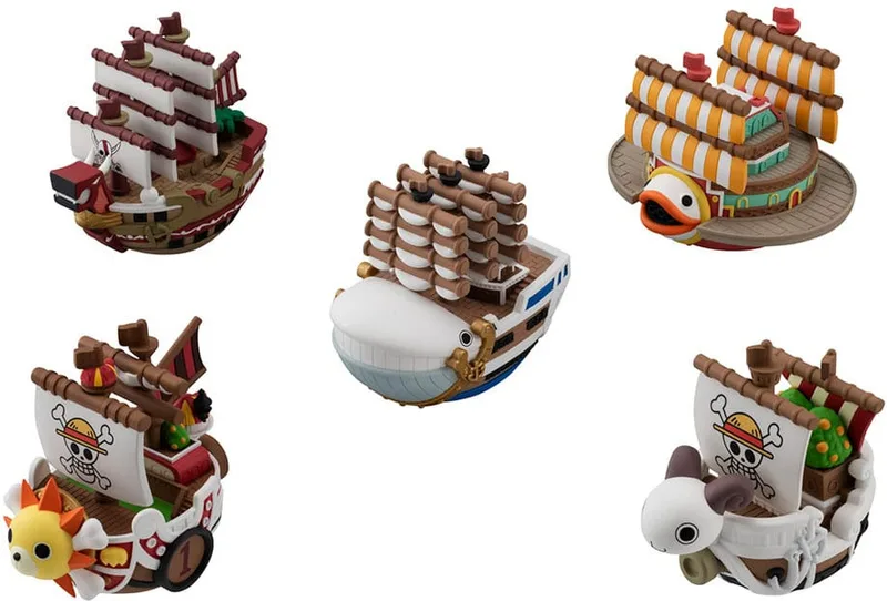 One Piece Yura Colle Series Grand Line - Complete Blind Box (6 Figures) van MegaHouse – productfoto