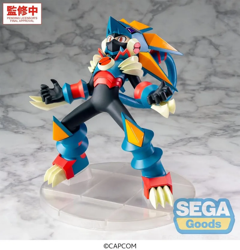 Mega Man: Battle Network Luminasta Figure - Mega Man (Gregar Beast) van Sega Goods – productfoto