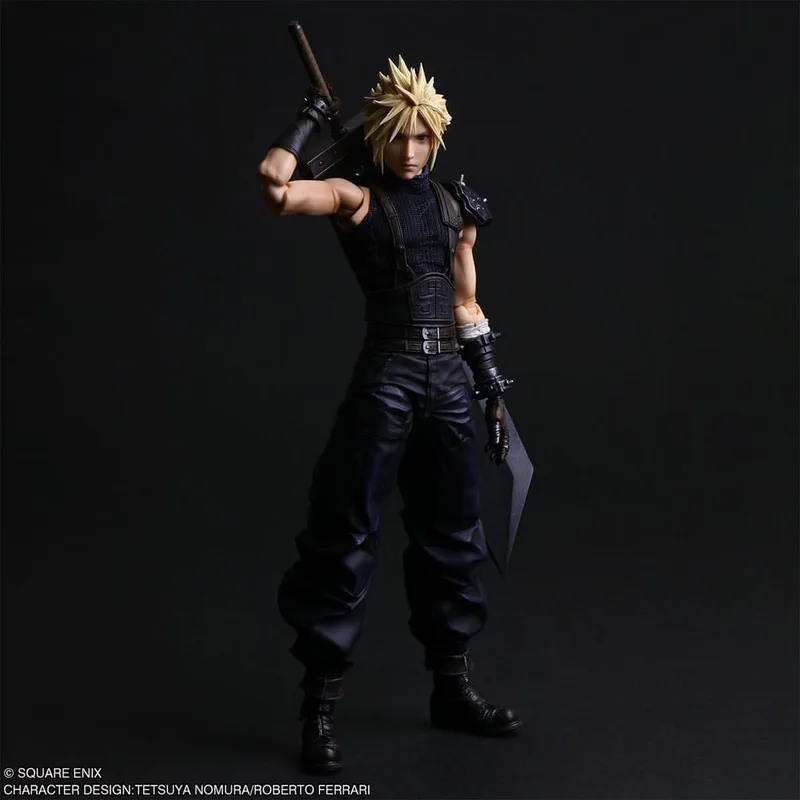 Final Fantasy VII Play Arts Shin Action Figure - Cloud Strife van Square Enix – productfoto