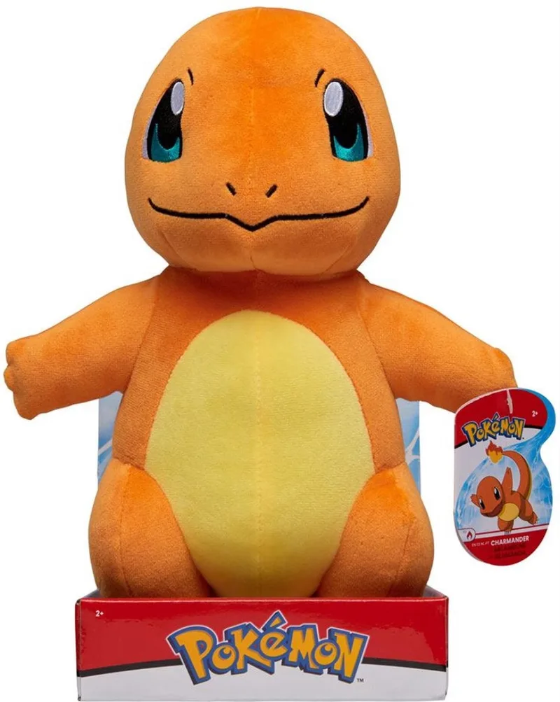 Pokemon Pluche - Charmander (25cm) van Wicked Cool Toys – productfoto 1 van 3