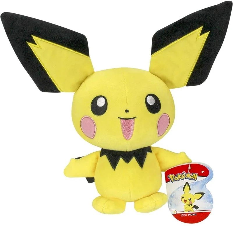 Pokemon Pluche - Pichu (Wicked Cool Toys) van Wicked Cool Toys – productfoto 1 van 6