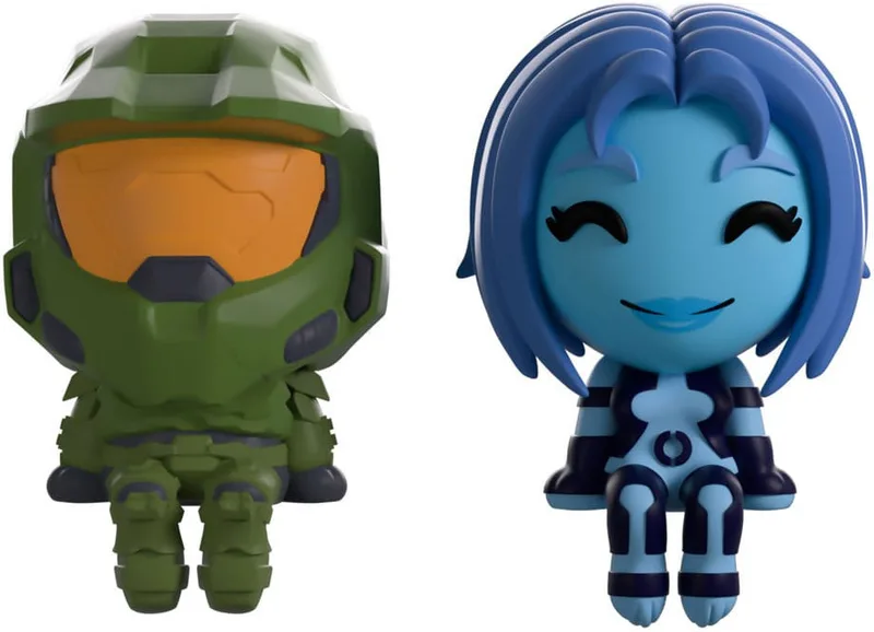 Halo Youtooz Vinyl Monitor Buddiez Figure - The Master Chief & Cortana van Youtooz – productfoto