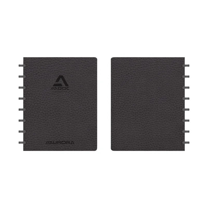 Schrift adoc business a5 lijn 144pag 90gr zwart | 10 stuks by Aurora – product photo