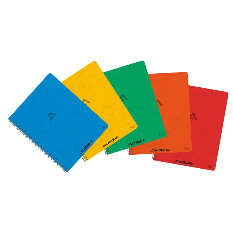 Schrift aurora 210x165mm lijn 120pag 80gr ass | 10 stuks by Aurora – product photo