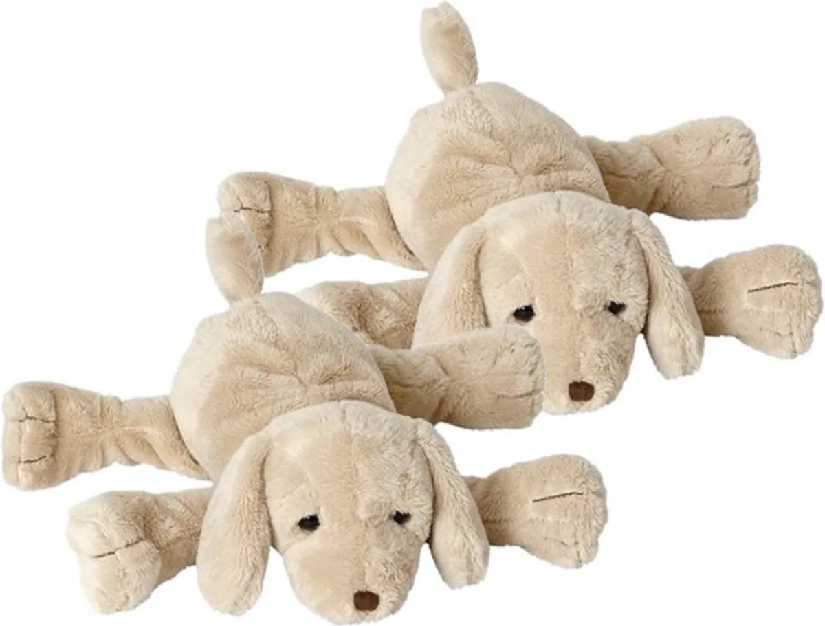2x stuks happy Horse knuffel hond Herald 20 cm - honden knuffels - Baby cadeau de Happy Horse en Multicolore – photo produit