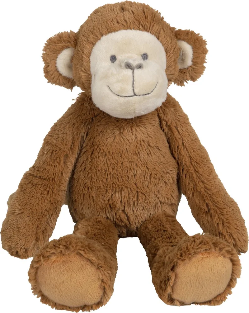 Aap Micha Knuffel 38cm - Baby knuffel by Happy Horse in Brown – product photo