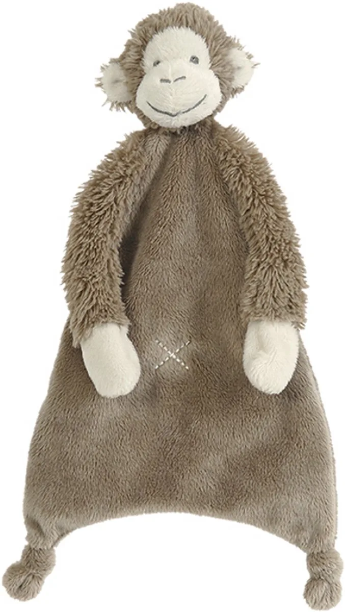 Aap Mickey Knuffeldoekje - Baby cadeau van Happy Horse in Bruin – productfoto