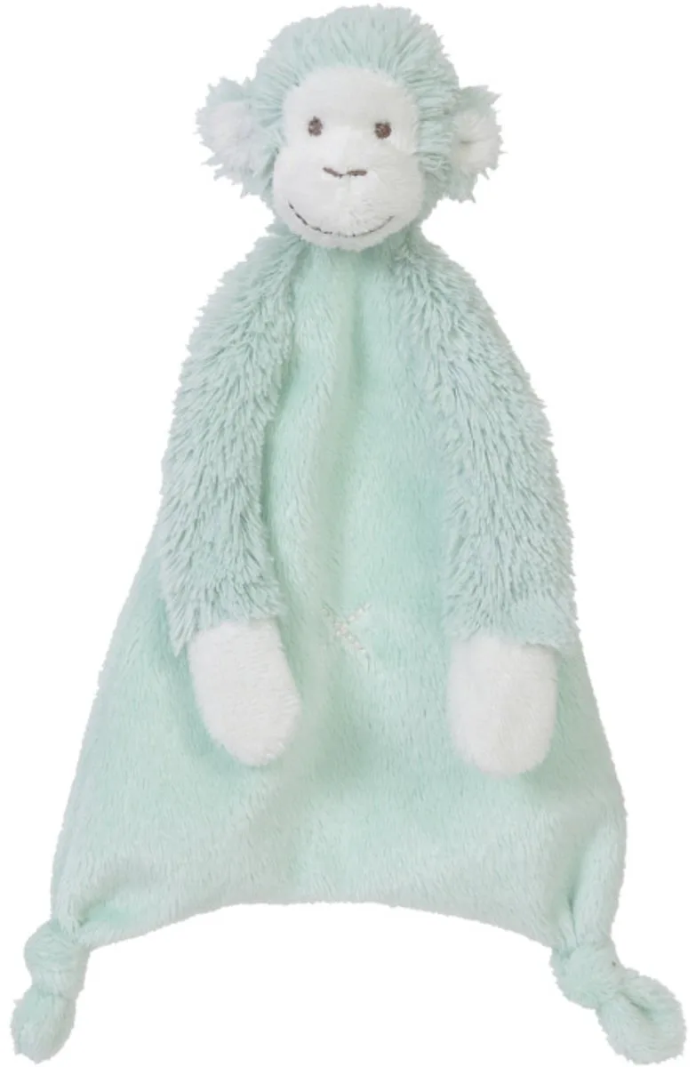 Aap Mickey Knuffeldoekje - Baby cadeau van Happy Horse in Lagoon groen – productfoto