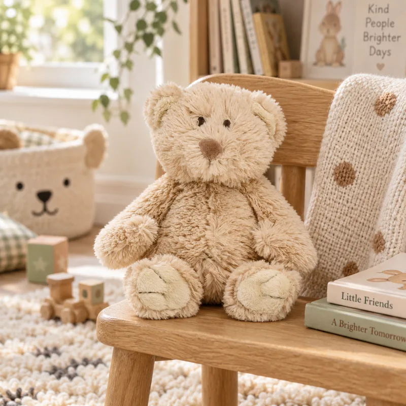 Beer Buddy Knuffel 21 cm - Baby knuffel fra Happy Horse i Beige – produktbillede 2 af 2
