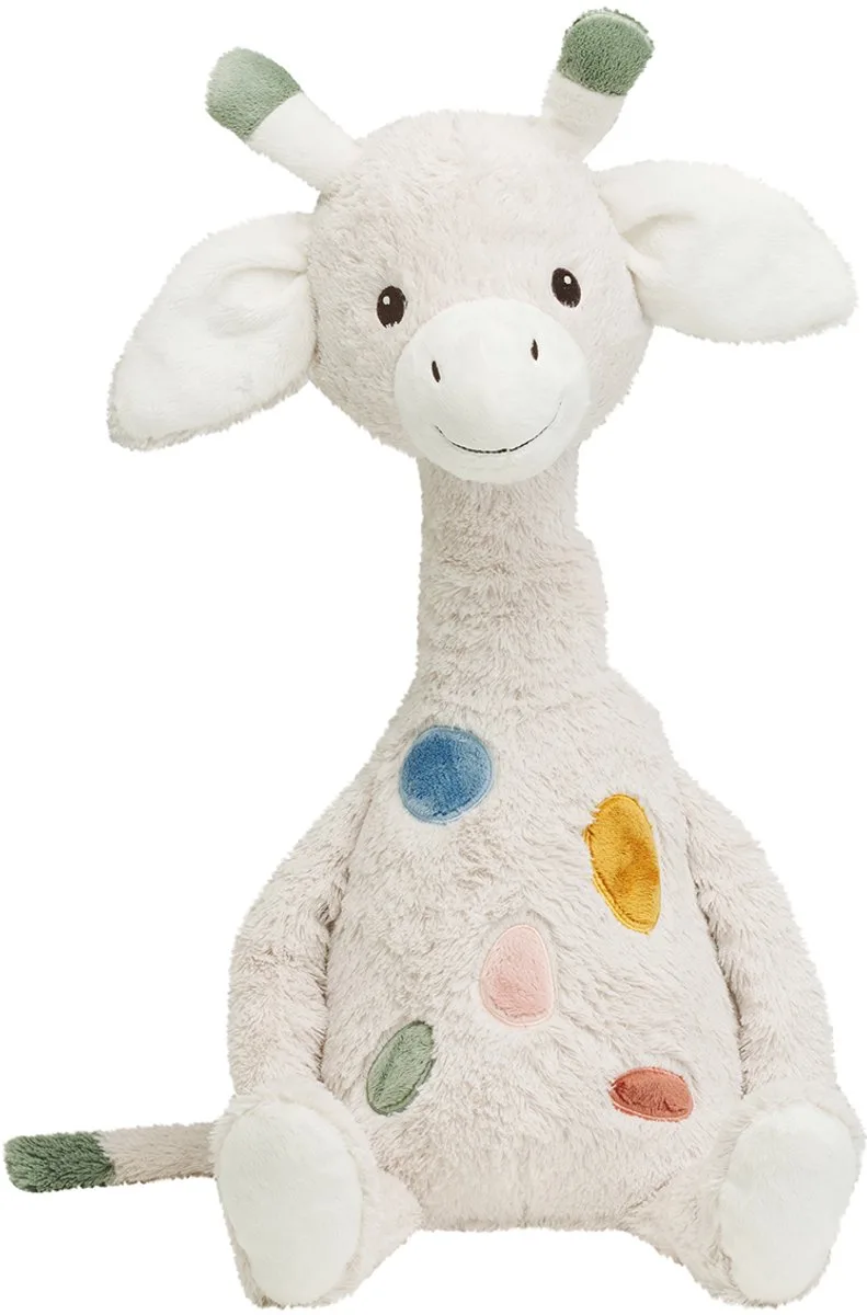 Giraf Gizzy Knuffel 75 cm - Baby knuffel från Happy Horse i Grå – produktbild