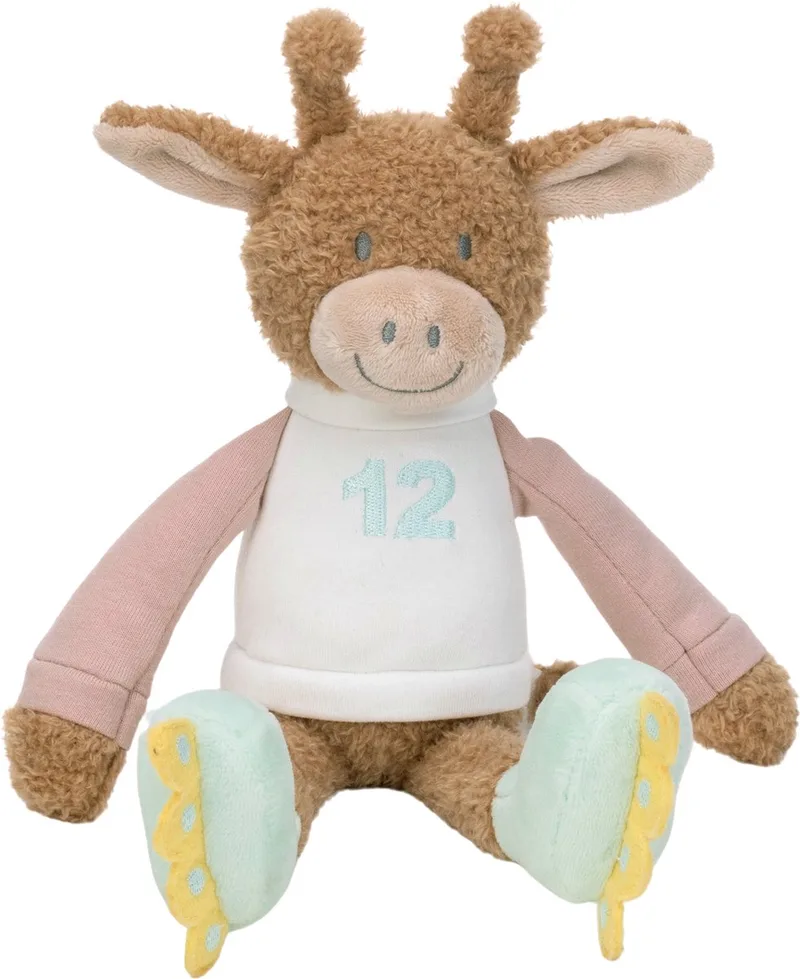 Giraf Guido Knuffel 24 cm - Baby knuffel fra Happy Horse i Brun – produktbillede