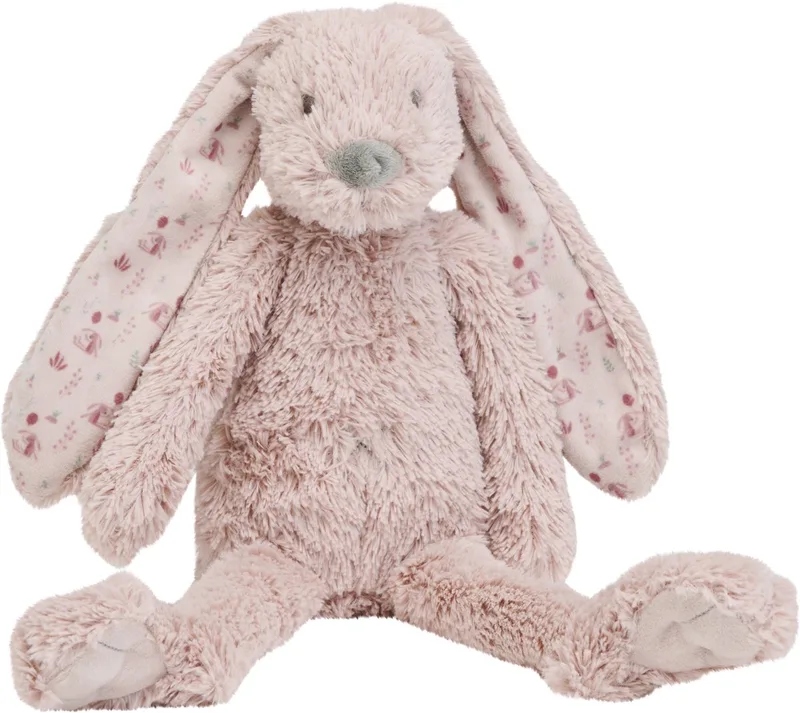 Graphic Konijn Richie Knuffel 28 cm - Baby knuffel van Happy Horse in Oudpaars – productfoto