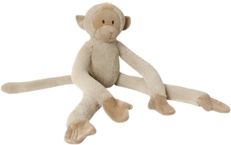 Hangende Aap Knuffel 85cm - Baby knuffel de Happy Horse en Beige – photo produit