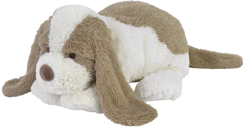 Hond David Knuffel 70 cm - Baby knuffel von Happy Horse in Weiß, Braun – Produktfoto