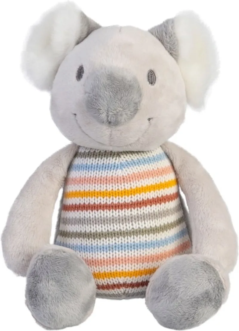 Koala McKensey Knuffel 26cm - Grijs/Multi - Baby knuffel de Happy Horse en Gris – photo produit