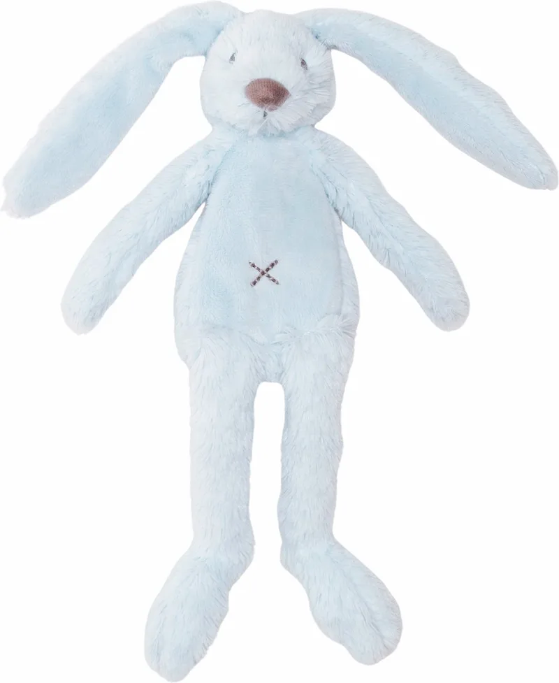 Konijn Richie Flatstyle Knuffel 27 cm - Baby knuffel van Happy Horse in Blauw – productfoto