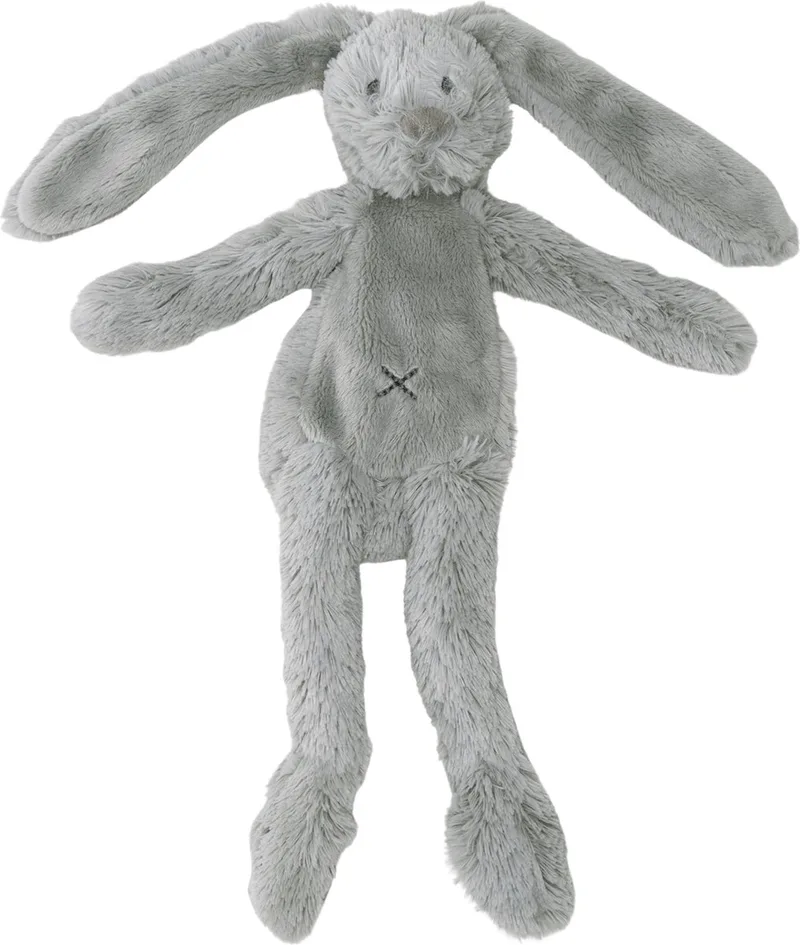 Konijn Richie Flatstyle Knuffel 27 cm - Baby knuffel van Happy Horse in Grijs – productfoto
