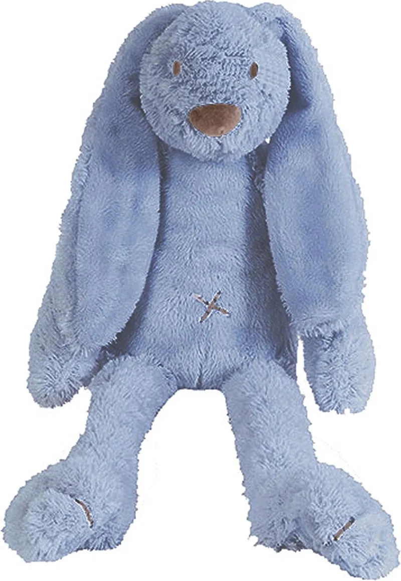 Konijn Richie Knuffel 28cm - Baby knuffel van Happy Horse in Donkerblauw – productfoto