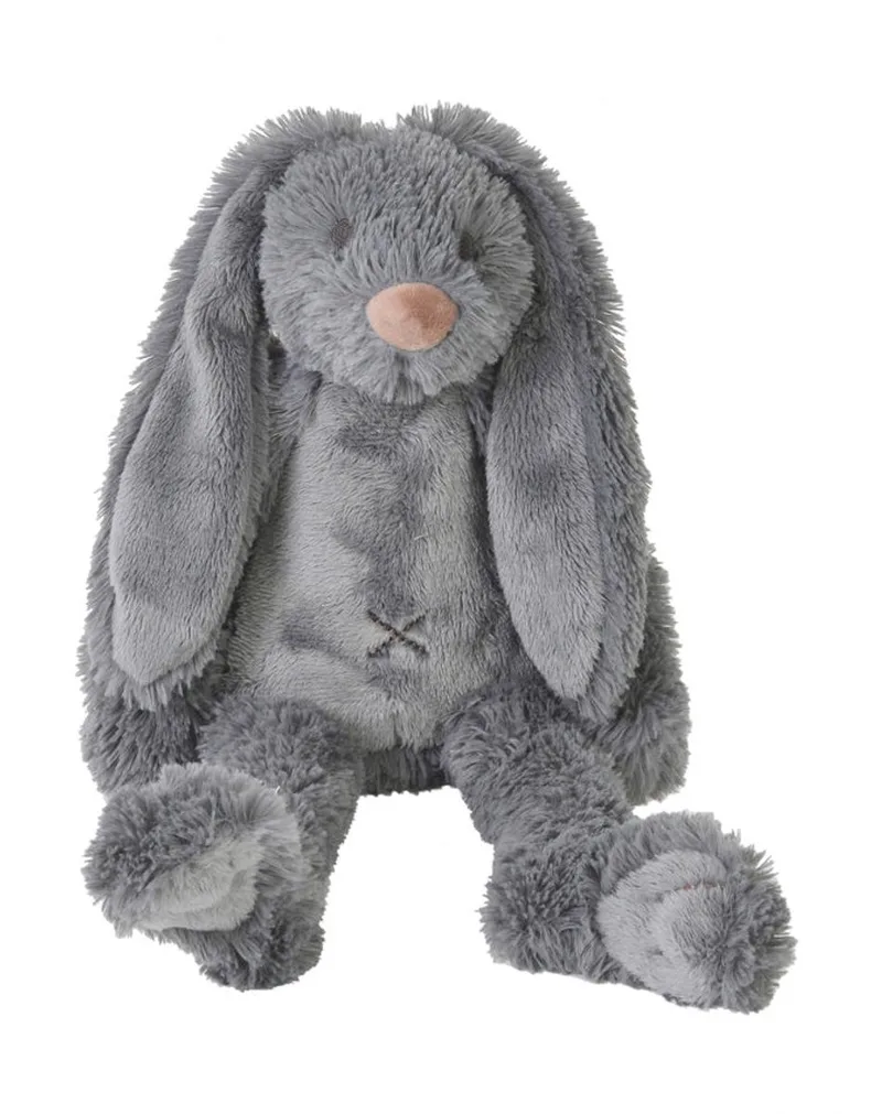 Konijn Richie Knuffel 28cm - Baby knuffel van Happy Horse in Donkergrijs – productfoto 1 van 2