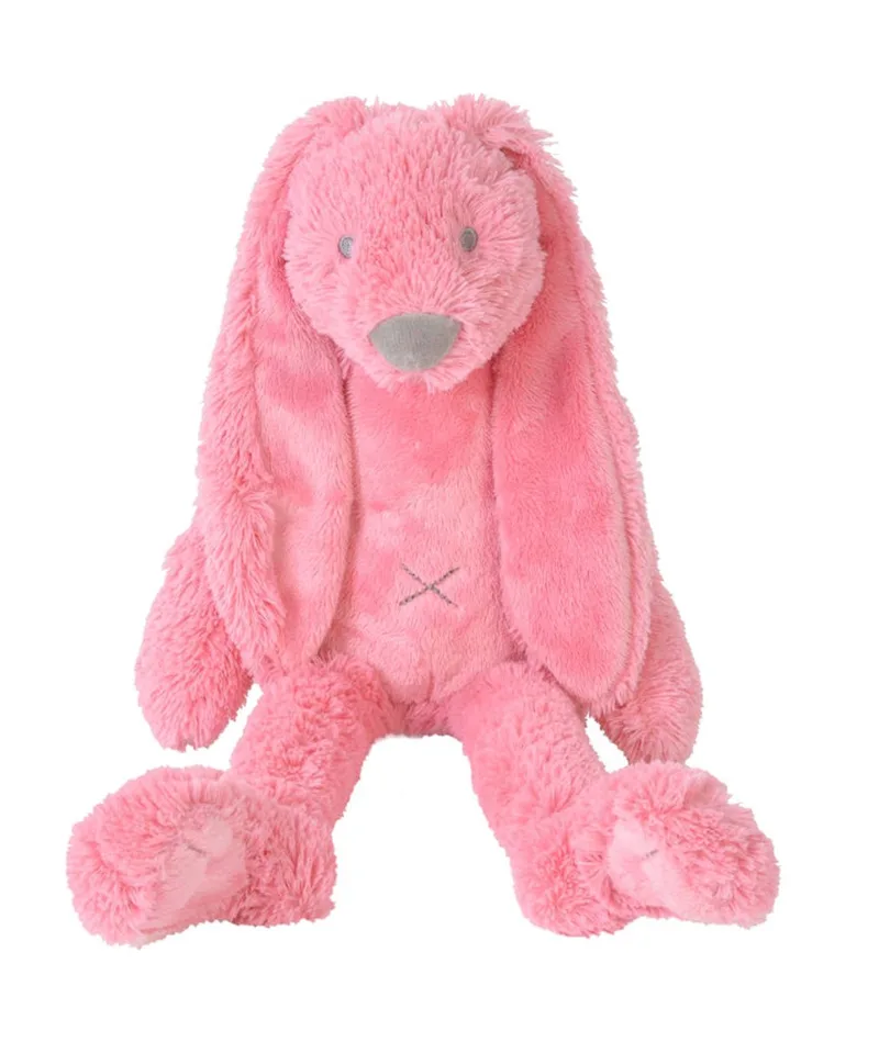 Konijn Richie Knuffel 38cm - Baby knuffel van Happy Horse in Donkerroze – productfoto