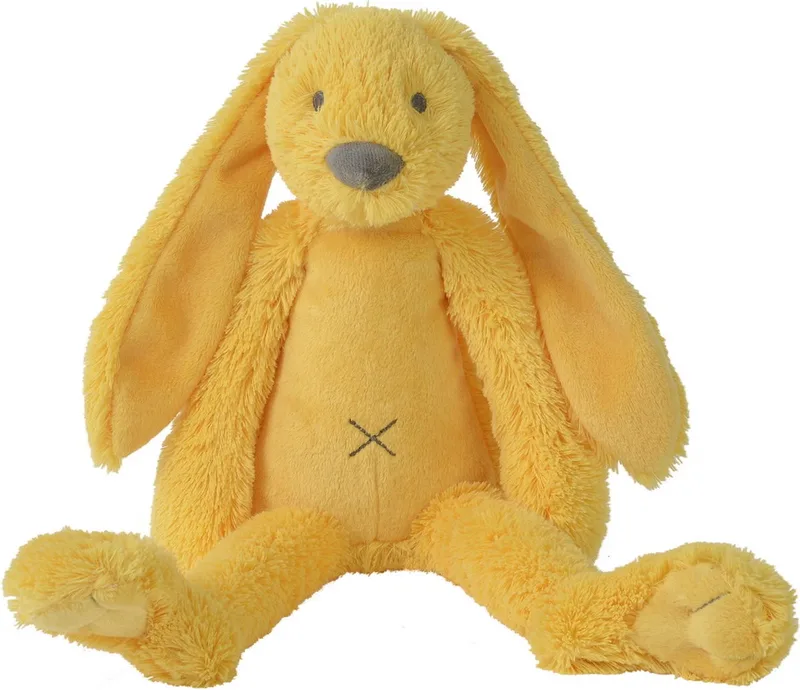 Konijn Richie Knuffel 38cm - Baby knuffel van Happy Horse in Geel – productfoto
