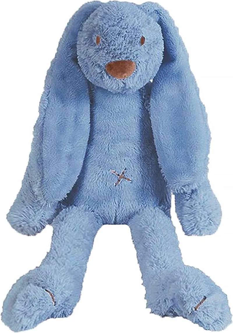 Konijn Richie Knuffel 58cm - Baby knuffel van Happy Horse in Donkerblauw – productfoto
