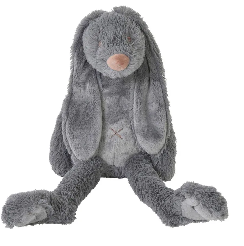 Konijn Richie Knuffel 58cm - Baby knuffel van Happy Horse in Donkergrijs – productfoto