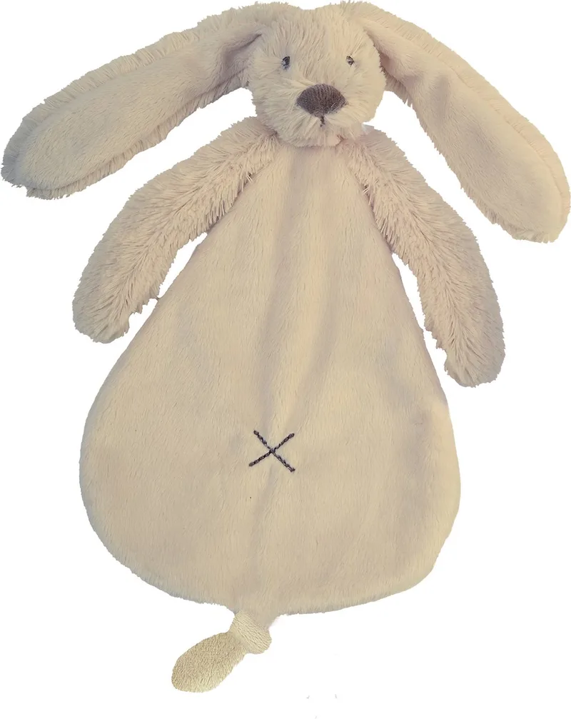 Konijn Richie Knuffeldoekje - Baby cadeau van Happy Horse in Beige – productfoto 1 van 4