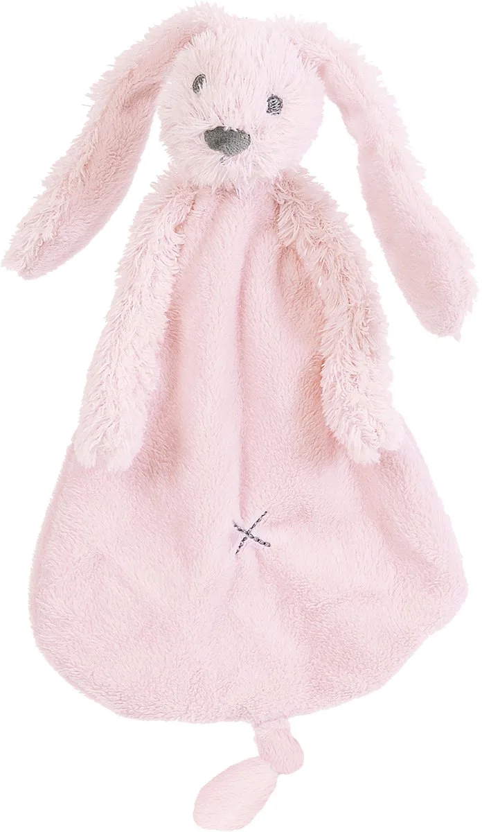 Konijn Richie Knuffeldoekje - Baby cadeau van Happy Horse in Roze – productfoto