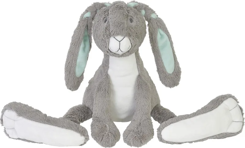 Konijn Twine Knuffel 42cm - Baby knuffel von Happy Horse in Grau – Produktfoto