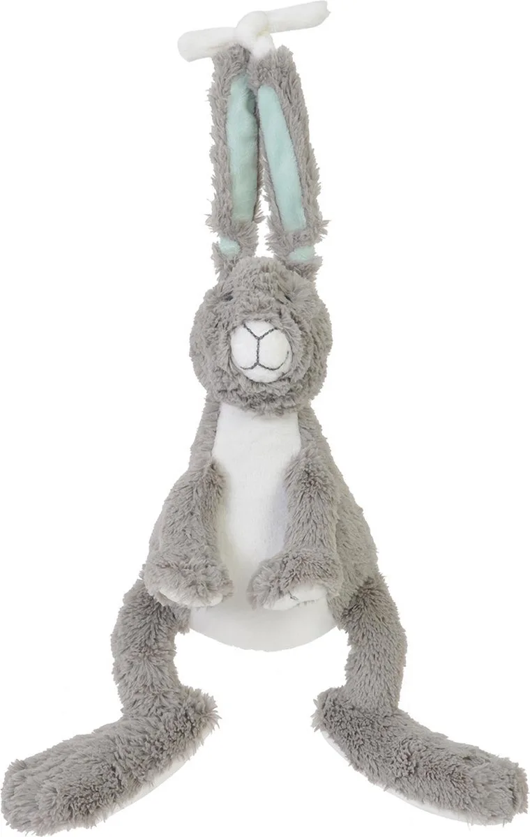 Konijn Twine Muziekknuffel - Baby cadeau från Happy Horse i Grå – produktbild