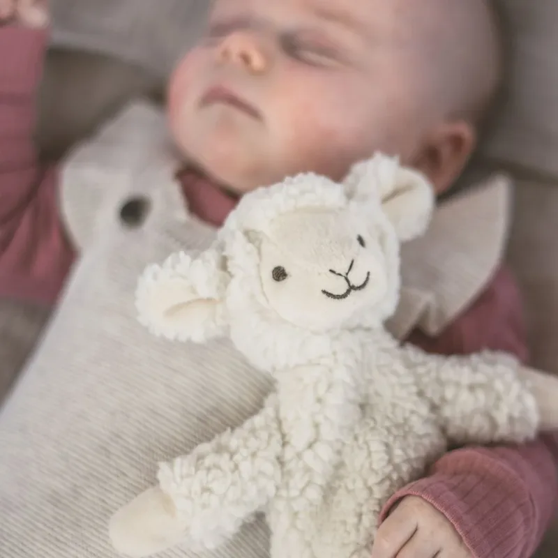 Lam Leo Knuffeldoekje - Baby cadeau van Happy Horse in Wit – productfoto 3 van 4
