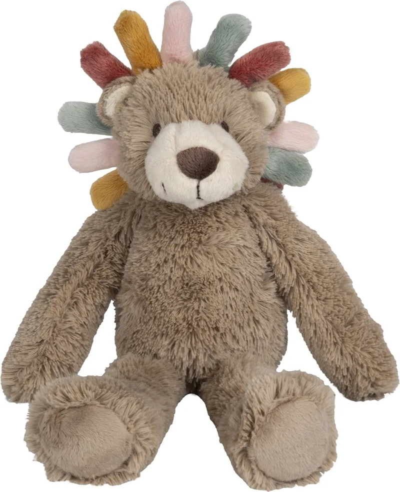 Leeuw Leon Knuffel 28cm - Bruin/Multi colour - Baby knuffel van Happy Horse in Bruin – productfoto