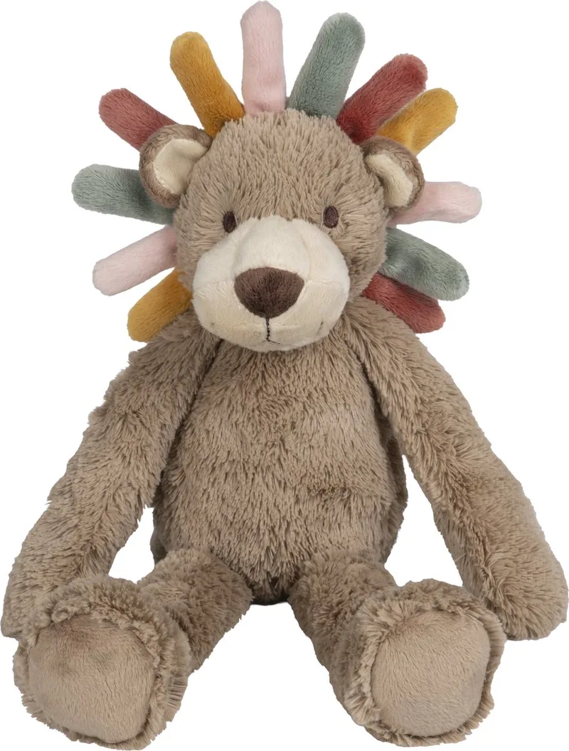 Leeuw Leon Knuffel 38cm - Bruin/Multi colour - Baby knuffel by Happy Horse in Brown – product photo