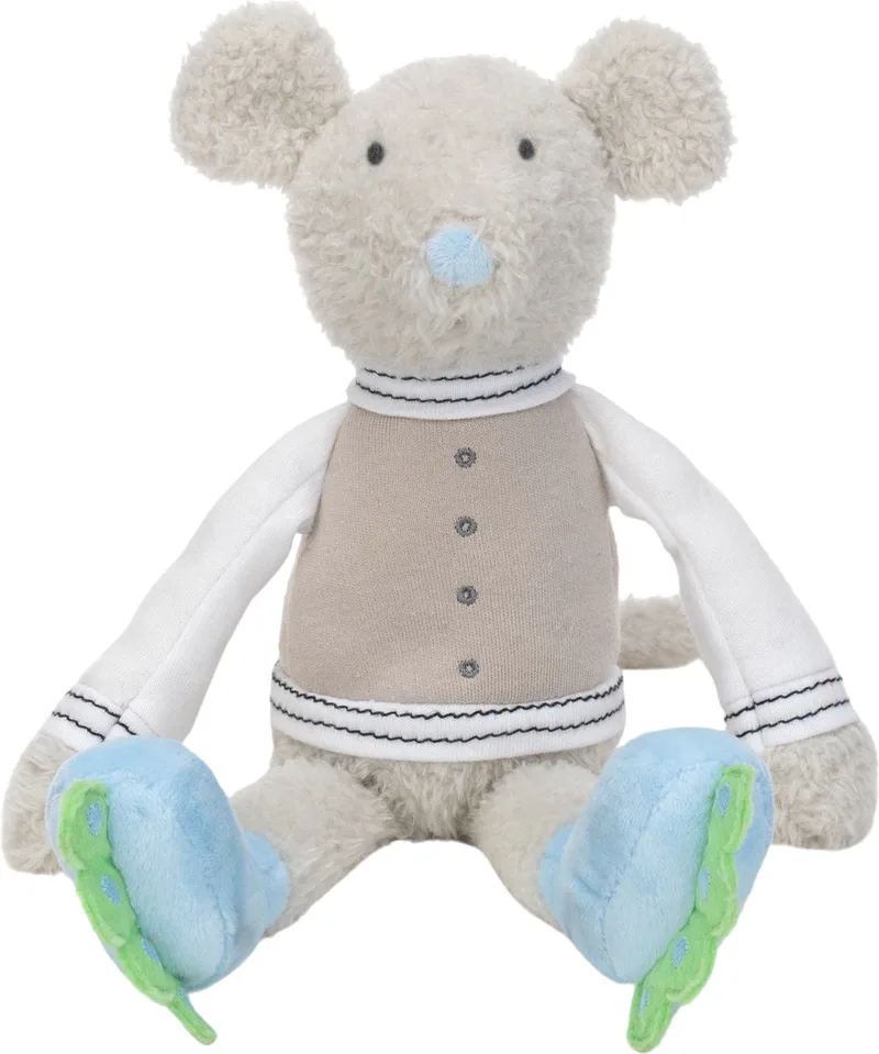 Muis Mats Knuffel 24 cm - Baby knuffel by Happy Horse in Grey – product photo