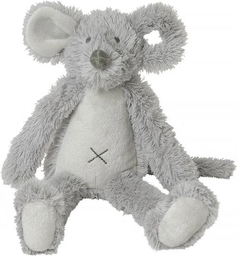 Muis Mindy Knuffel 30cm - Baby knuffel van Happy Horse in Grijs – productfoto