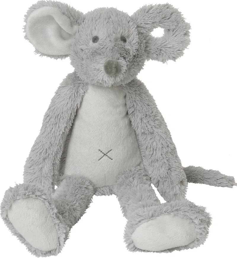 Muis Mindy Knuffel 40cm - Baby knuffel van Happy Horse in Grijs – productfoto